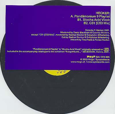 HECKER - 2 Track 12inch