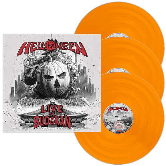 Helloween - Live At Budokan (Limited Edition, 180 Gram, Pumpkin Orange Vinyl) (3 LP) - Joco Records