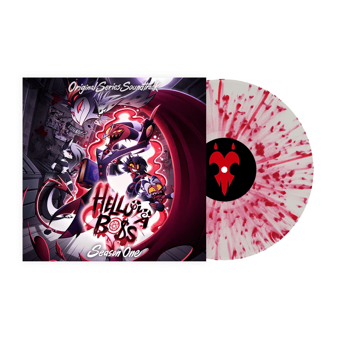 Helluva Boss - Helluva Boss: Season 1 (Original Soundtrack) (Blood Splatter Vinyl) - Joco Records