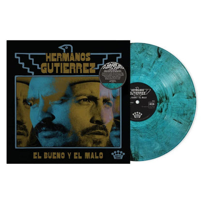 Hermanos Gutiérrez - El Bueno Y El Malo (Indie Exclusive, Turquoise & Black Smoke Vinyl) (LP) - Joco Records