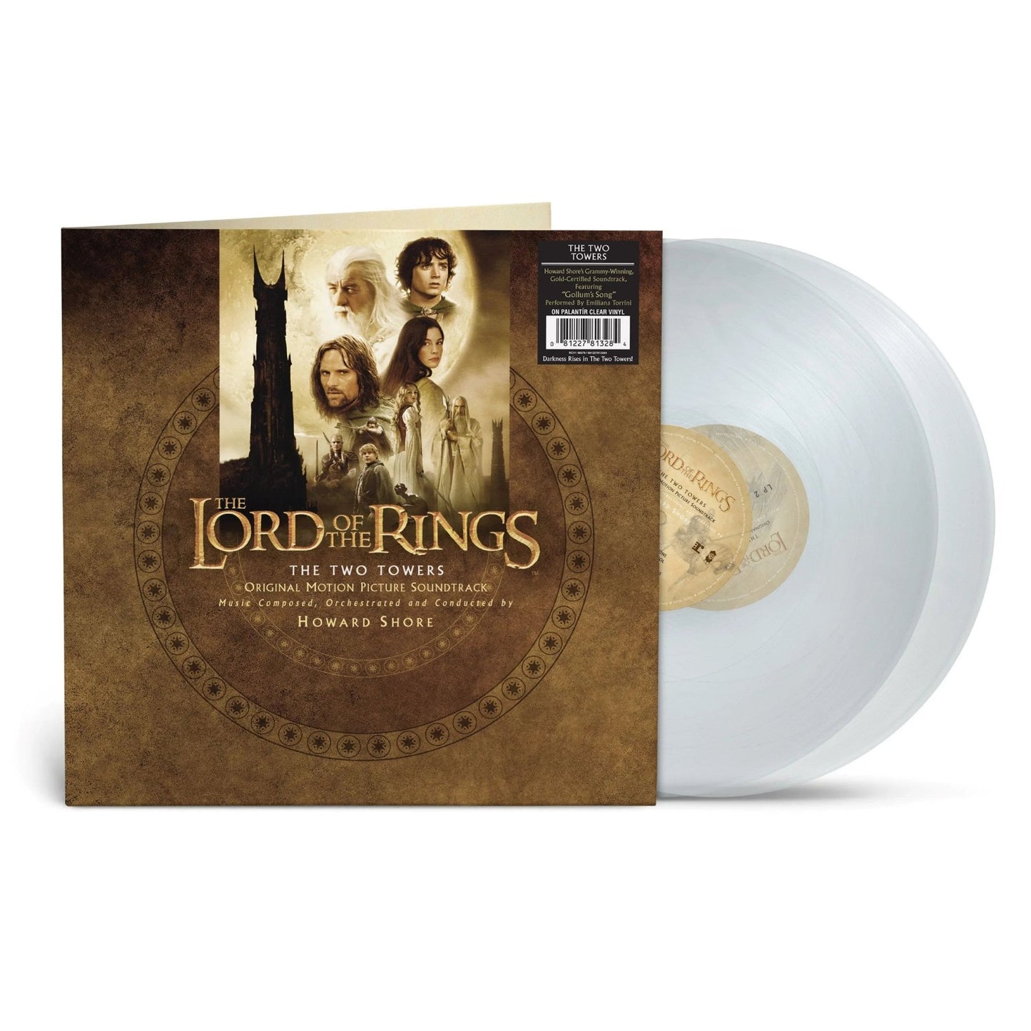 Howard Shore - The Lord Of The Rings: The Two Towers (Indie Exclusive, Palantir Clear) (2 LP) - Joco Records