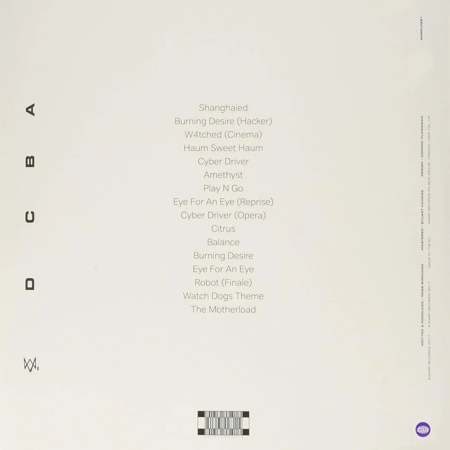 Hudson Mohawke - Watch Dogs 2 Original Game Soundtrack (RSD Edition) (2 LP) - Joco Records