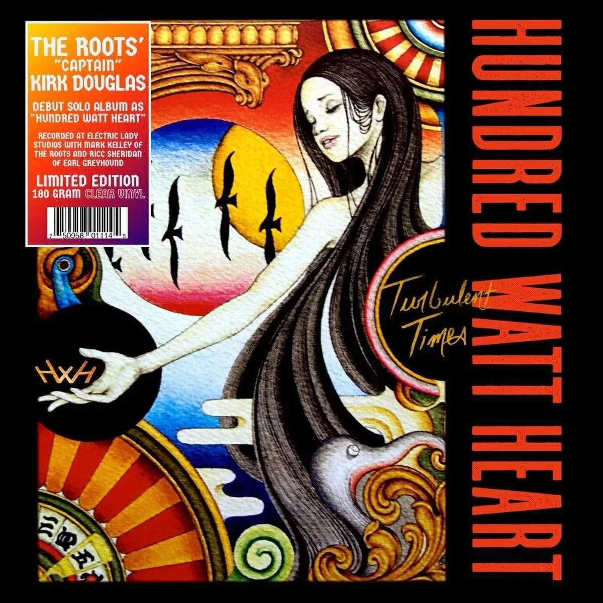 Hundred Watt Heart - Turbulent Times (Limited Edition, 180 Gram, Clear Vinyl) (LP) - Joco Records