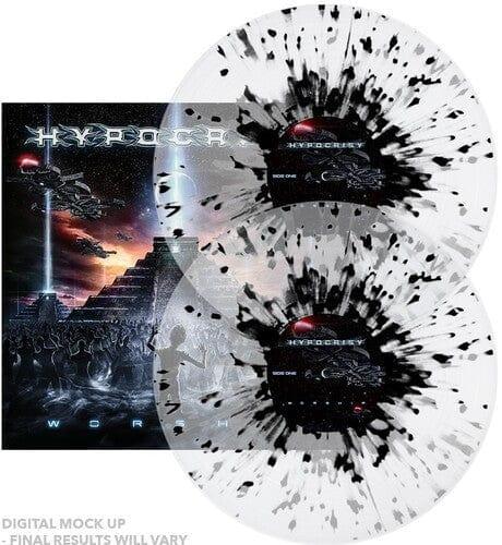Hypocrisy - Worship (Clear with Black Splatter Vinyl) (Indie Exclusive, Color Vinyl, Clear Vinyl, Black, Gatefold LP Jacket) (2 LP) - Joco Records
