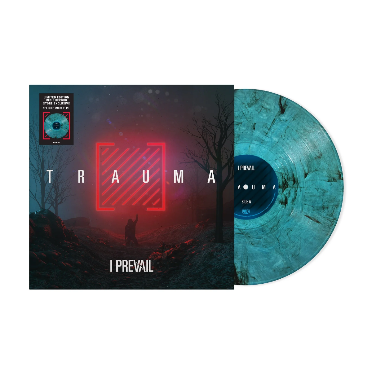 I Prevail - TRAUMA ( Indie Exclusive, Limited Edition, Color Vinyl, Sea Blue Smoke)