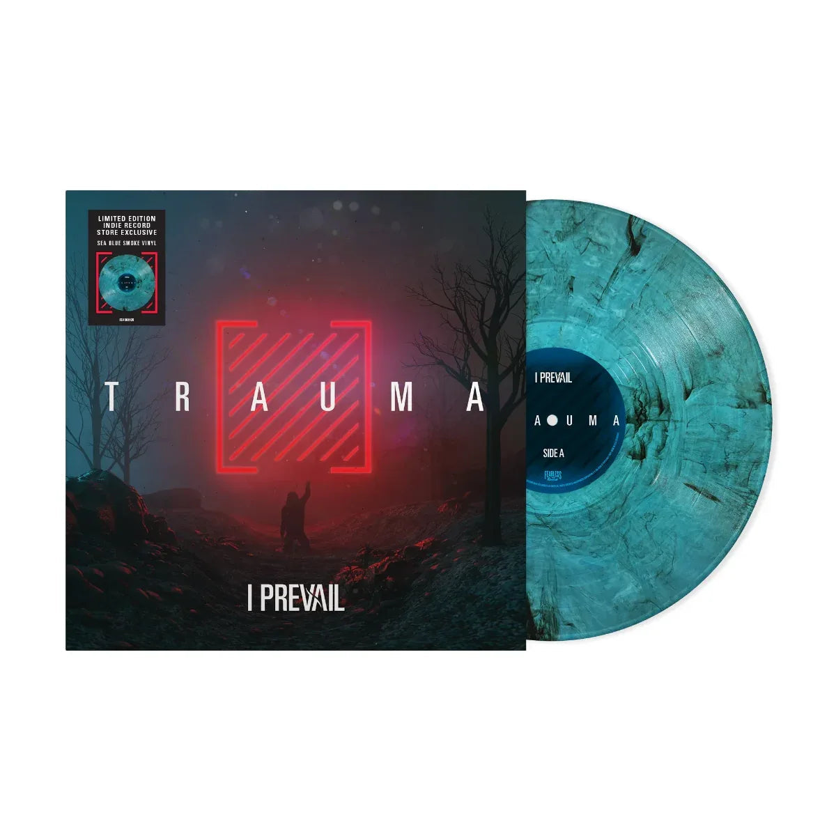 I Prevail - TRAUMA (Indie Exclusive, Sea Blue Smoke Vinyl) (LP) - Joco Records