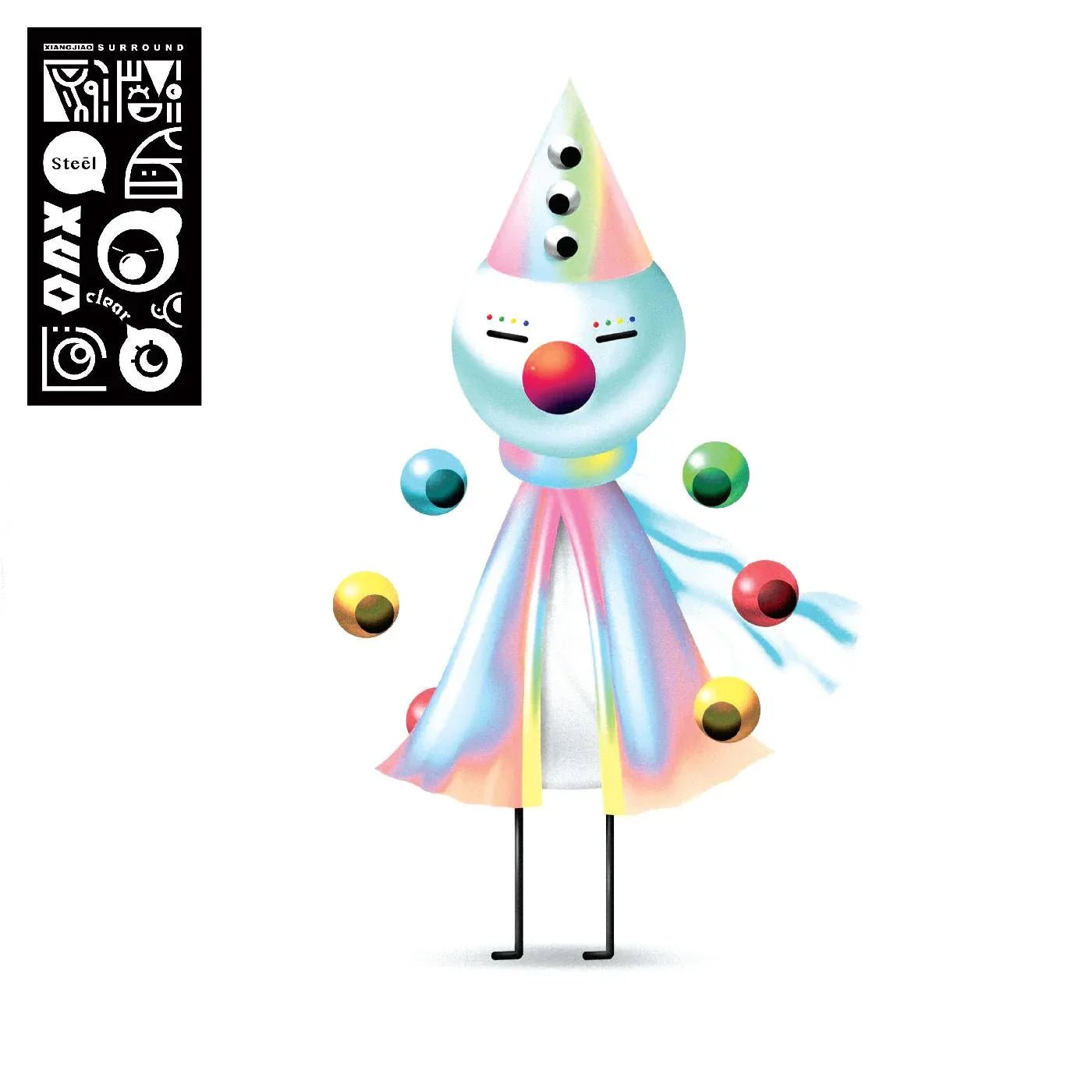 Iglooghost - Clear Tamei / Steel Mogu (Grey Marbled Vinyl) (12-Inch Vinyl) - Joco Records