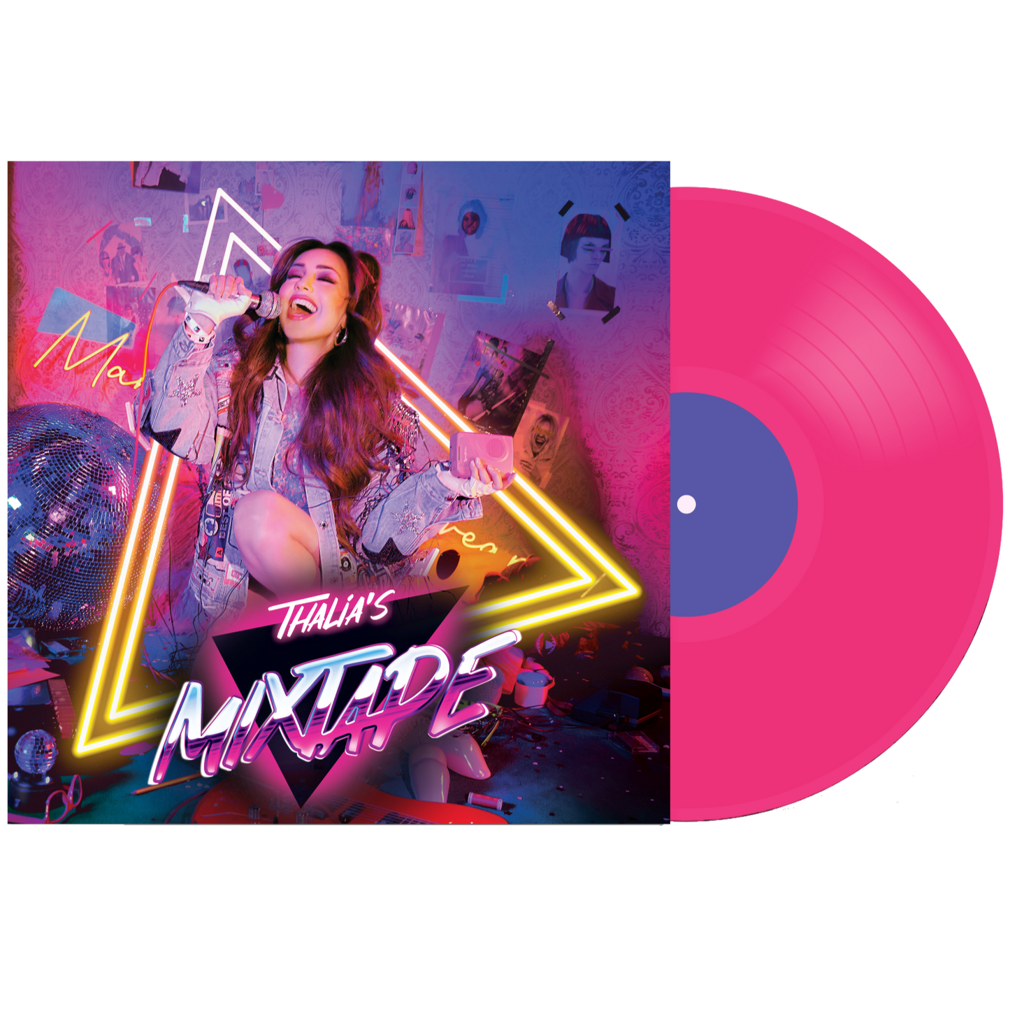 Thalia - Thalia's Mixtape (Limited Edition, Magenta Vinyl) (LP) - Joco Records