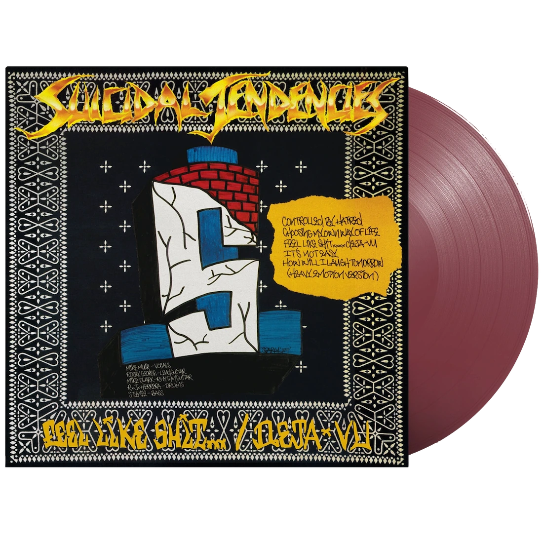 Suicidal Tendencies - Controlled By Hatred/Feel Like Shit...Deja Vu (Indie Exclusive, Fruit Punch Vinyl) (LP)