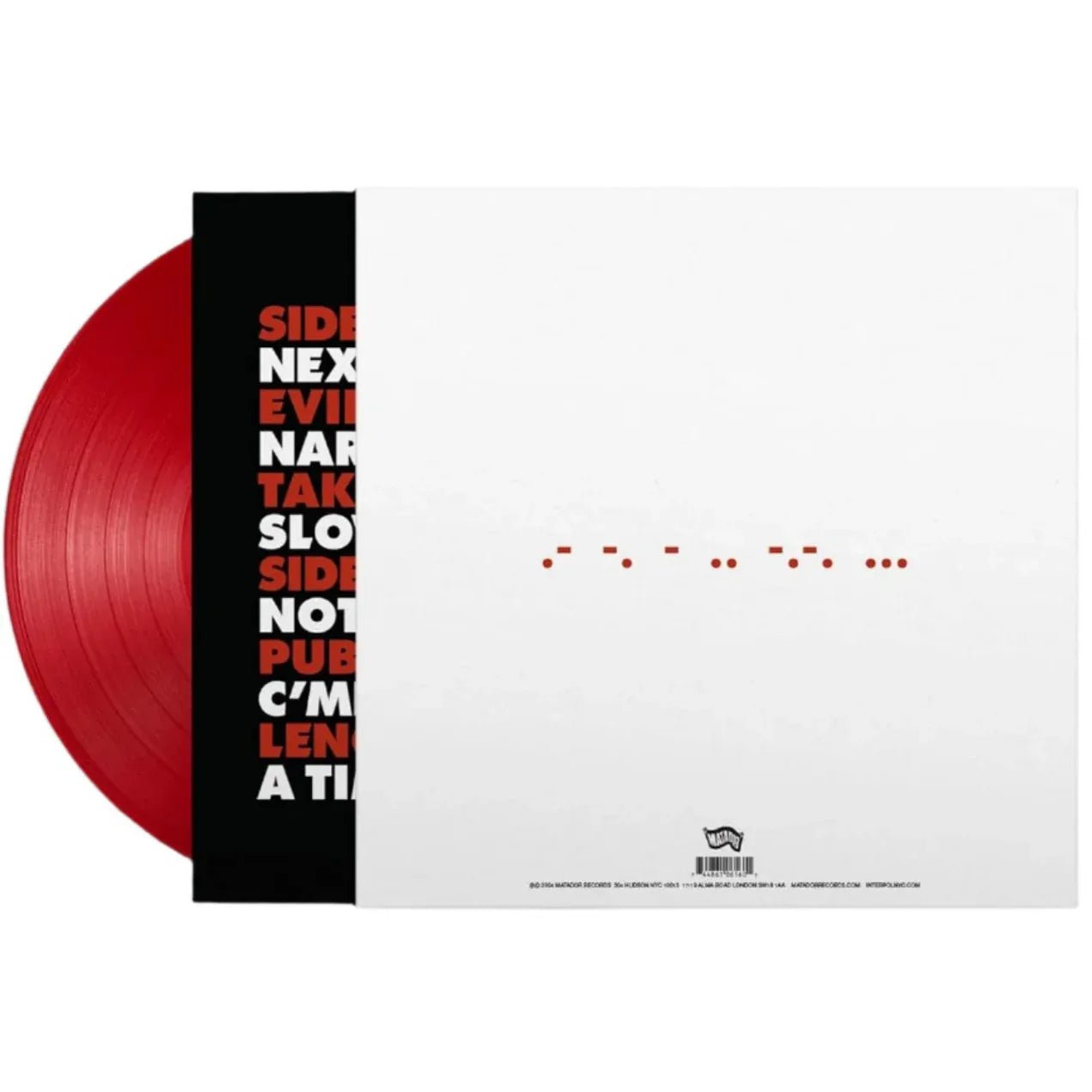 Interpol - Antics: 20th Anniversary Edition (Limited Edition, Red Vinyl) (LP) - Joco Records