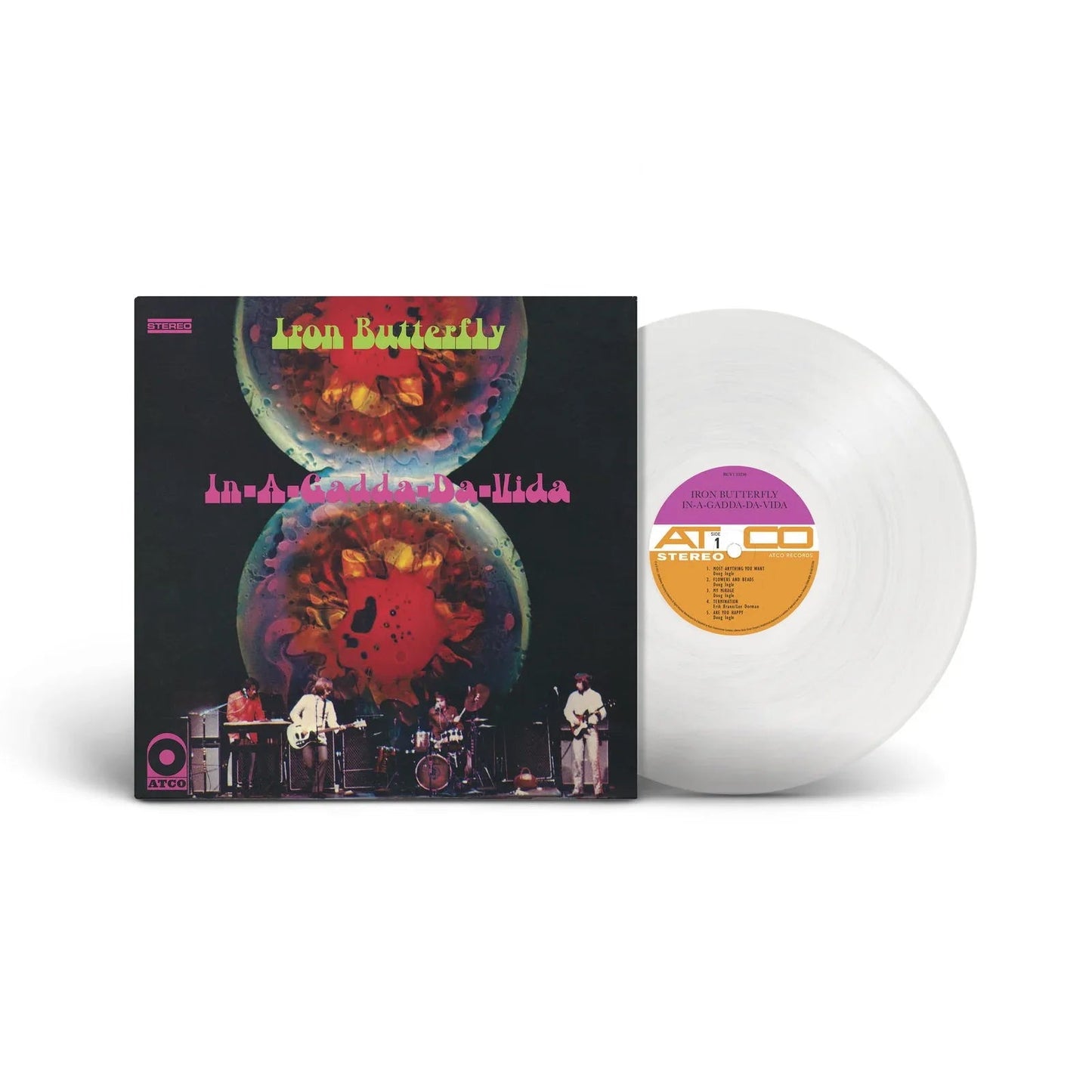 Iron Butterfly - In-A-Gadda-Da-Vida (Rocktober & ATL75) (Crystal Clear Diamond Vinyl) (LP) - Joco Records