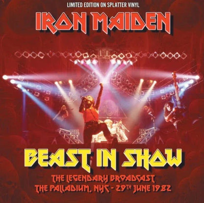 Iron Maiden - Beast In Show: Palladium N.Y.C. 1982 (Red & Orange Splatter Vinyl, Import) (LP) - Joco Records