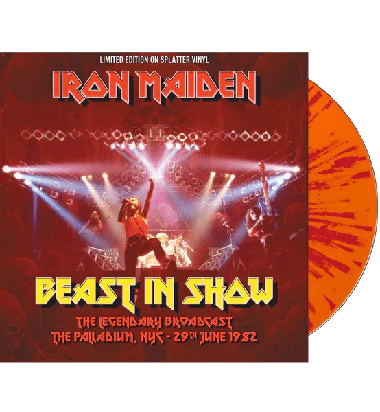 Iron Maiden - Beast In Show: Palladium N.Y.C. 1982 (Red & Orange Splatter Vinyl, Import) (LP) - Joco Records