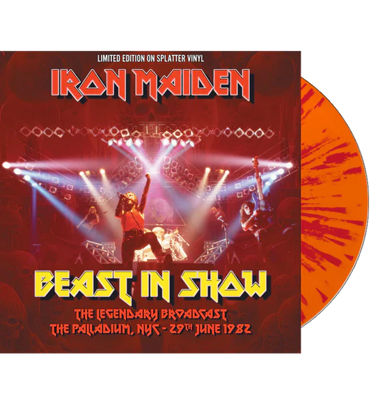 Iron Maiden - Beast In Show: Palladium N.Y.C. 1982 (Red/Orange Splatter Vinyl) (Import) - Joco Records