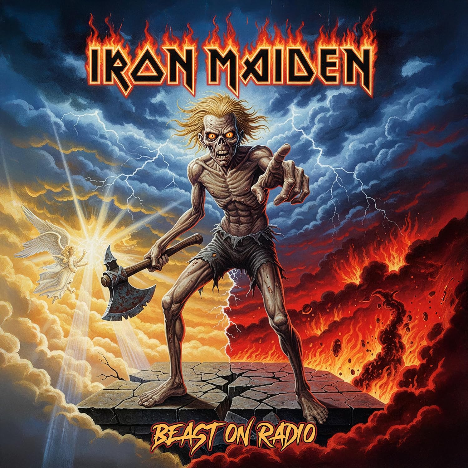 Iron Maiden - Beast On Radio (Limited Edition, Translucent Yellow Colored Vinyl) [Import]