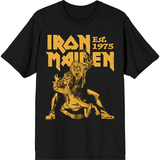 Iron Maiden - Est. 1975 Claw Yellow Graphic Black