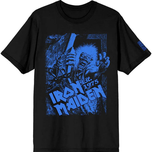 Iron Maiden - Est. 1975 No Prayer Grave Blue (T-Shirt) - Joco Records