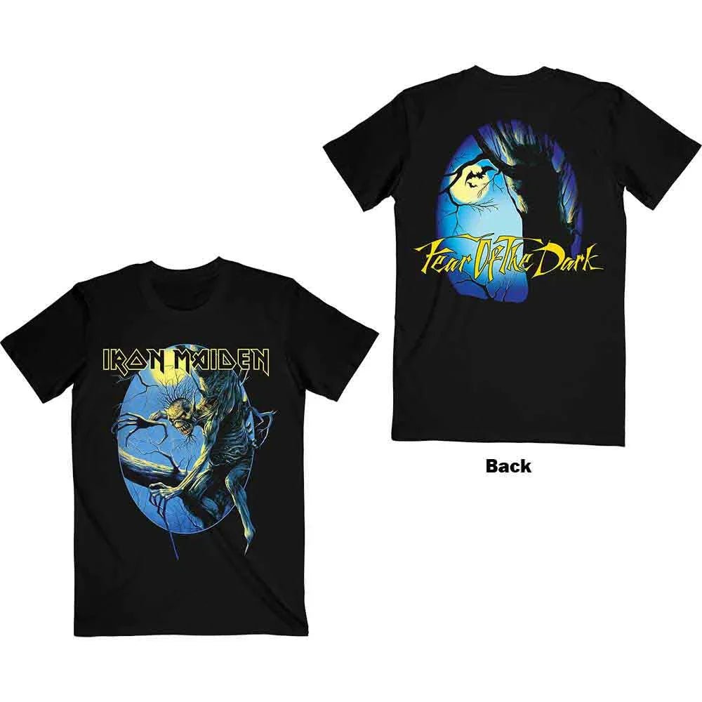 Iron Maiden - Fear of the Dark Oval Eddie Moon (T-Shirt) - Joco Records