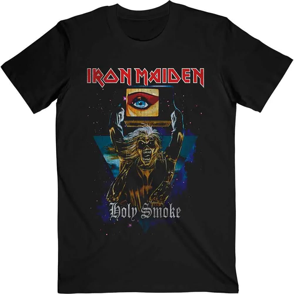 Iron Maiden - Holy Smoke Space Triangle (T-Shirt) - Joco Records