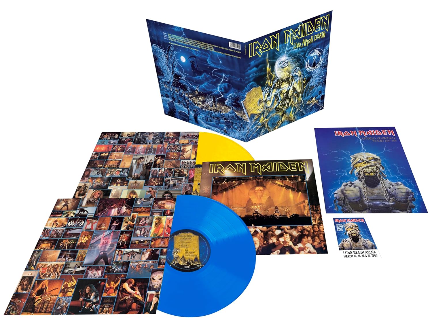 Iron Maiden - Live After Death: 40th Anniversary Edition (Limited Collector's Edition, Blue & Yellow Vinyl) (2 LP)