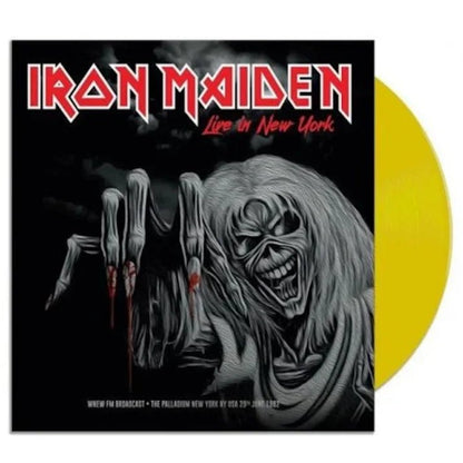 Iron Maiden - Live In New York: Palladium June 29th, 1982 (Limited Edition Import, Yellow Vinyl) (LP) - Joco Records