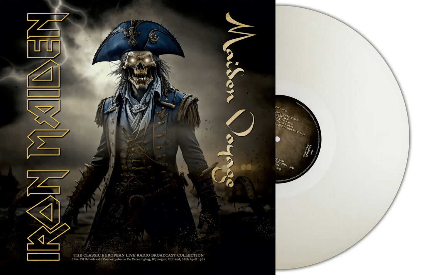 Iron Maiden - Maiden Voyage: Hooland '81 (Natural Clear Vinyl, Import) (LP) - Joco Records