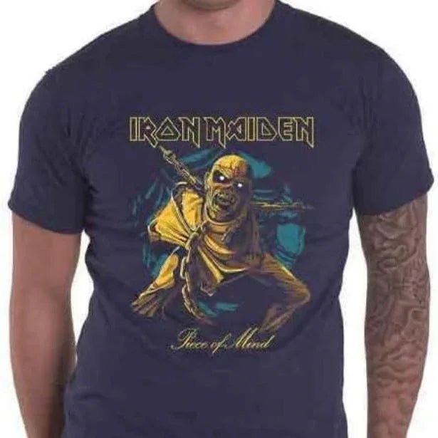 Iron Maiden - Piece Of Mind Gold Eddie (T-Shirt) - Joco Records