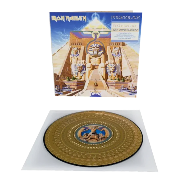 Iron Maiden - Powerslave (40th Anniversary Edition) (Limited Edition, Zoetrope Picture Disc Vinyl) (LP) - Joco Records