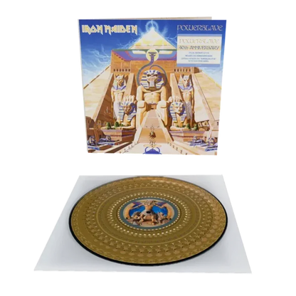 Iron Maiden - Powerslave (40th Anniversary Edition) (Limited Edition, Zoetrope Picture Disc Vinyl) (LP) - Joco Records