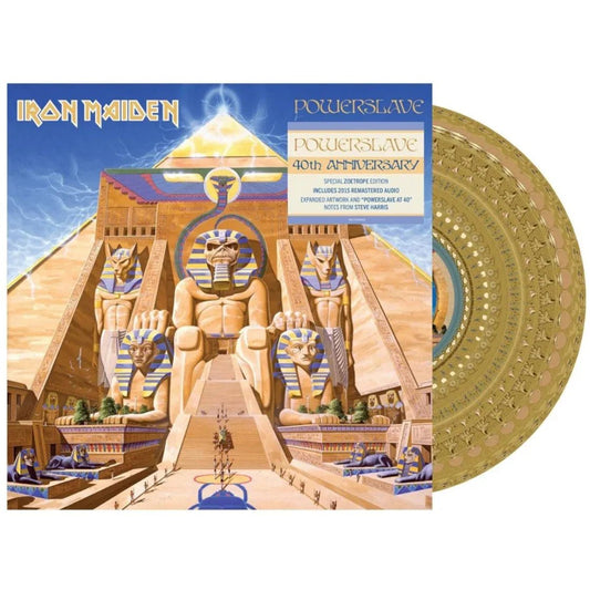 Iron Maiden - Powerslave (Limited Anniversary Edition, Zoetrope Vinyl) (LP) - Joco Records