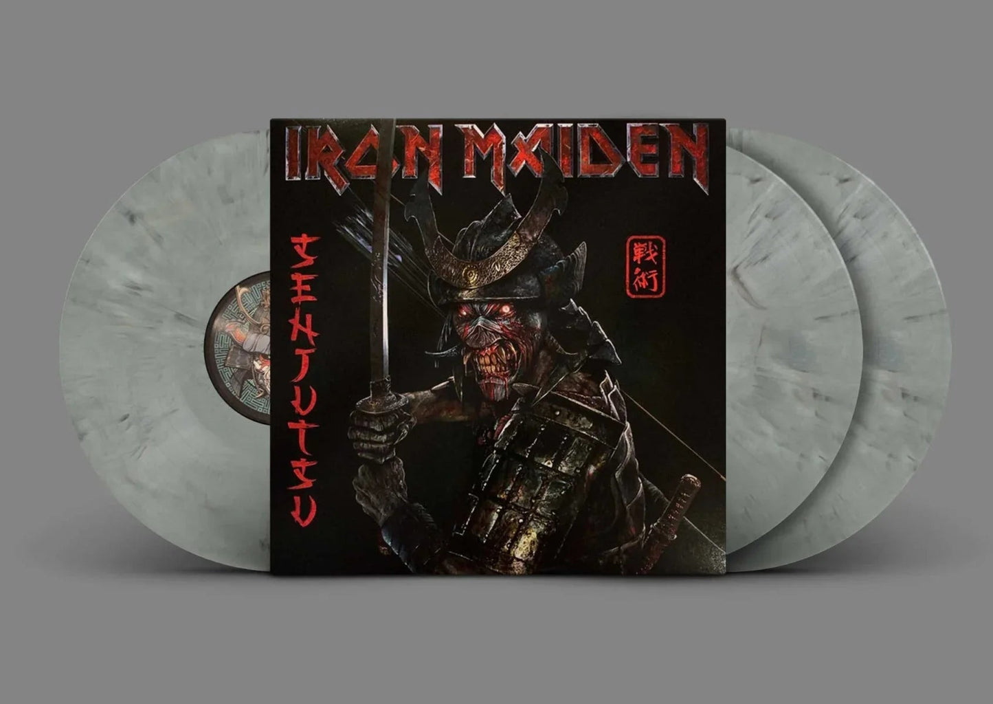 Iron Maiden - Senjutsu (Limited Edition, Silver & Black Marble Vinyl) (3 LP) - Joco Records