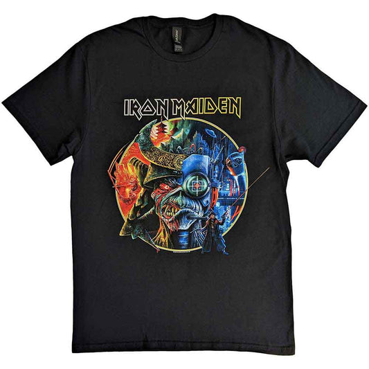 Iron Maiden - The Future Past Tour '23 Circle Art (T-Shirt)