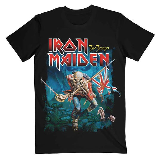 Iron Maiden - Trooper Eddie Large Eyes (T-Shirt) - Joco Records
