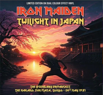 Iron Maiden - Twilight In Japan: The Legendary Broadcast - The Nakano Sun Plaza, Tokyo: May 24th, 1981 (Dual Color Effect & Clear Base Vinyl, Import) (LP) - Joco Records
