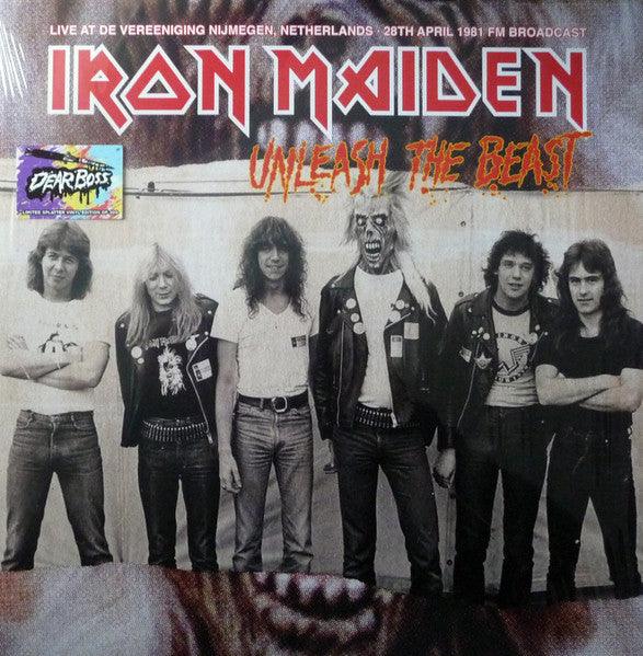 Iron Maiden - Unleash The Beast: Live At De Vereeniging Nijmegen, Netherlands 1981 (Limited Import, Green & Yellow Splatter Vinyl) (LP) - Joco Records