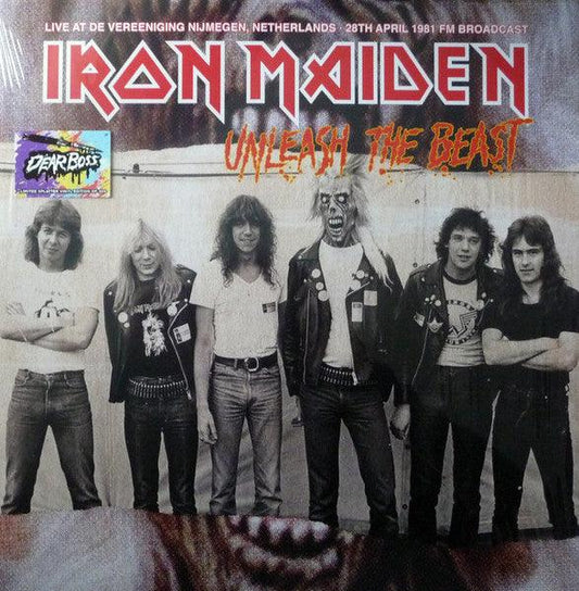 Iron Maiden - Unleash The Beast: Live At De Vereeniging Nijmegen, Netherlands 1981 (Limited Import, Green & Yellow Splatter Vinyl) (LP) - Joco Records