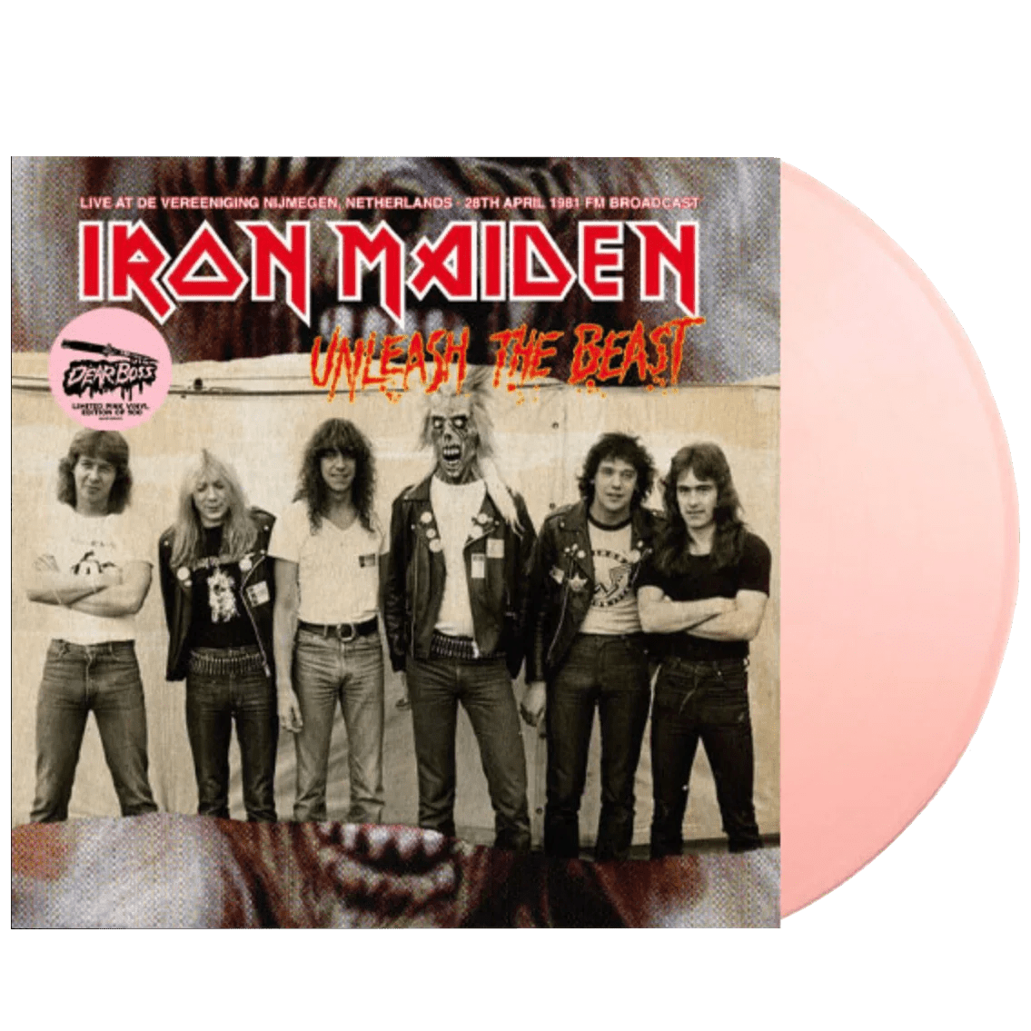Iron Maiden - Unleash The Beast: Live in Netherlands - 28th, April 1981 FM Broadcast (Limited Import, Pink Vinyl) (LP) - Joco Records