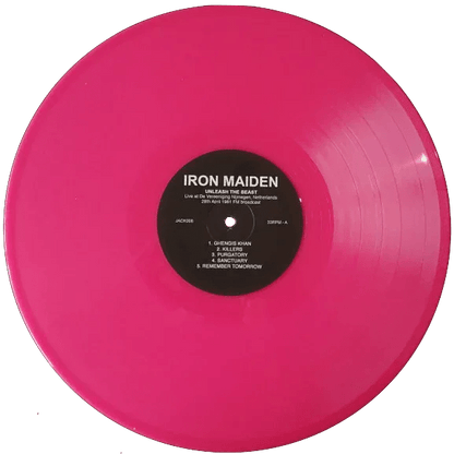 Iron Maiden - Unleash The Beast: Live in Netherlands - 28th, April 1981 FM Broadcast (Limited Import, Pink Vinyl) (LP) - Joco Records