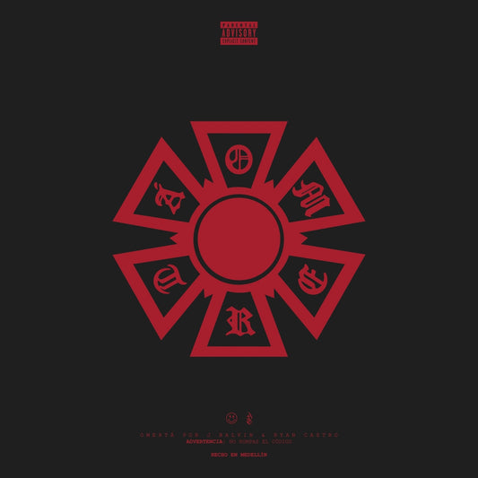 J Balvin & Ryan Castro - Omertá (Red Vinyl) (2 LP) - Joco Records