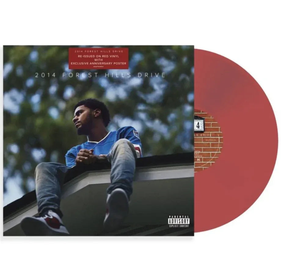 J. Cole - 2014 Forest Hills Drive (10th Anniversary Edition, Red Vinyl, Import) (2 LP) - Joco Records
