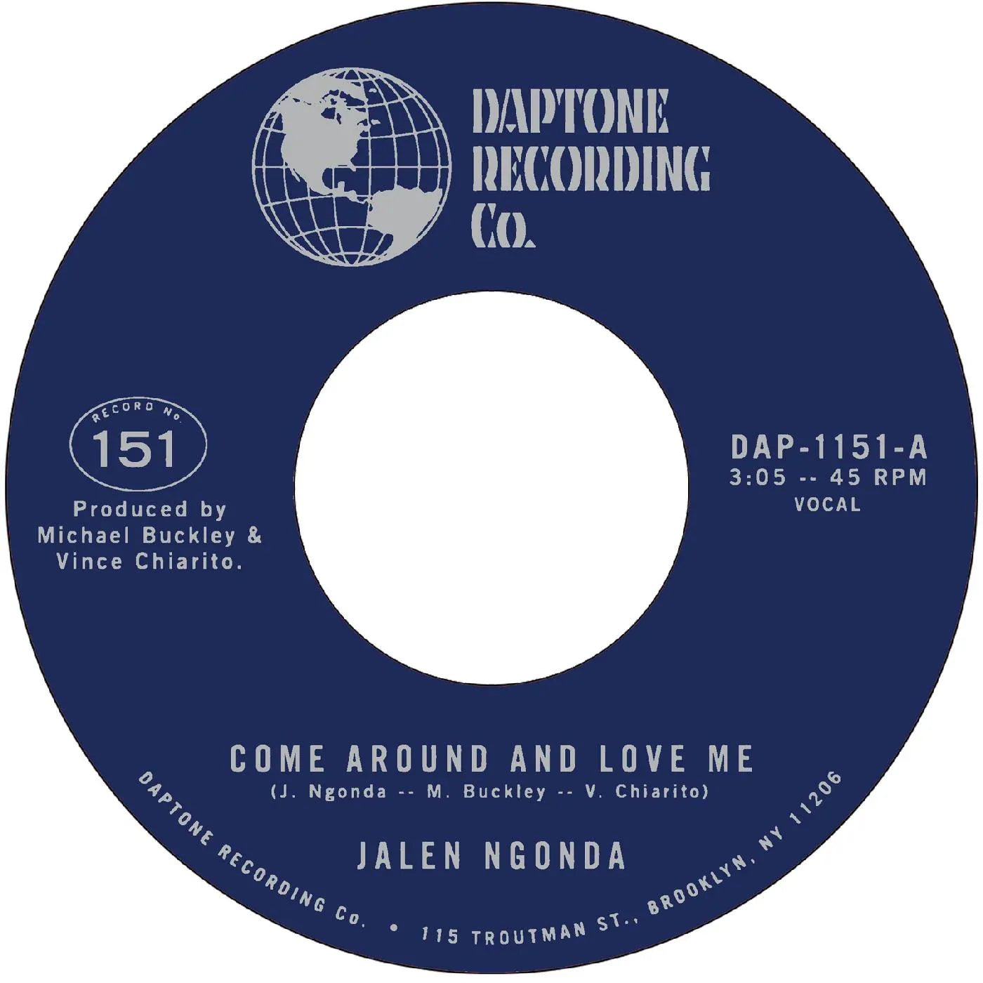 Jalen Ngonda - Come Around and Love Me b/w What is Left to Do (Vinyl) - Joco Records