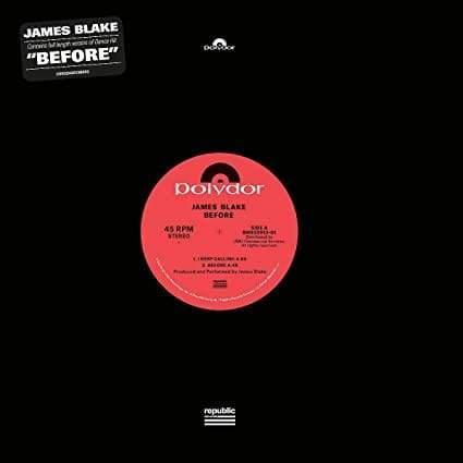 James Blake - Before (Indie Exclusive, Extended Play, Limited Edition) (12-Inch Vinyl EP) - Joco Records