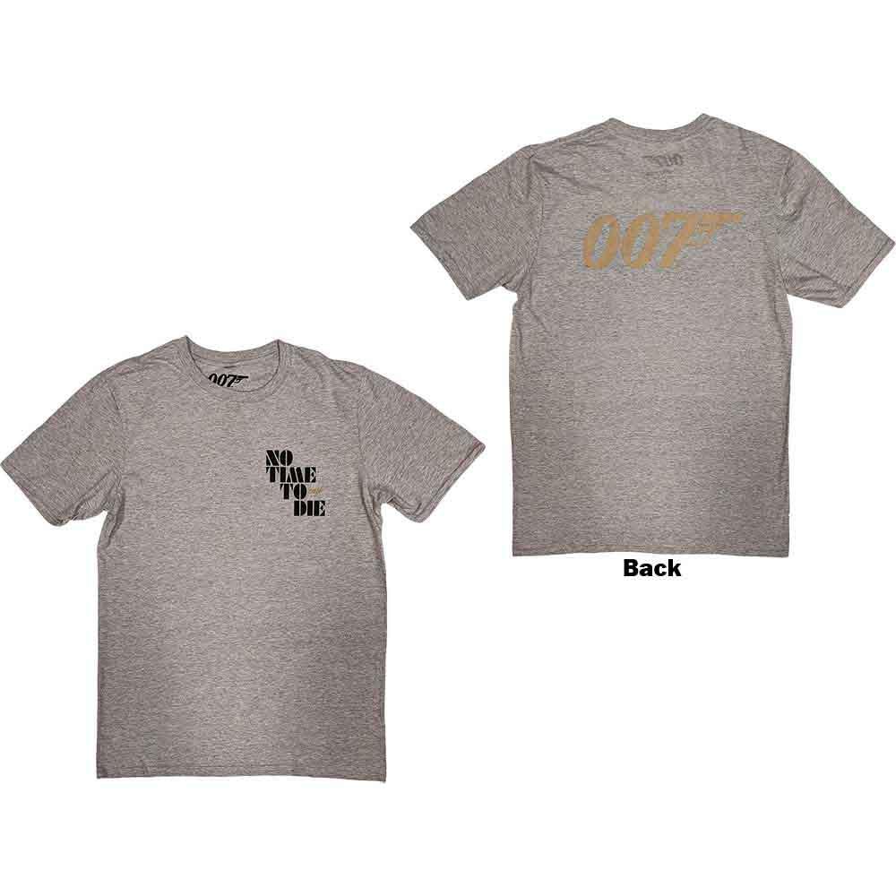 James Bond 007 - No Time To Die & Logo (T-Shirt) - Joco Records
