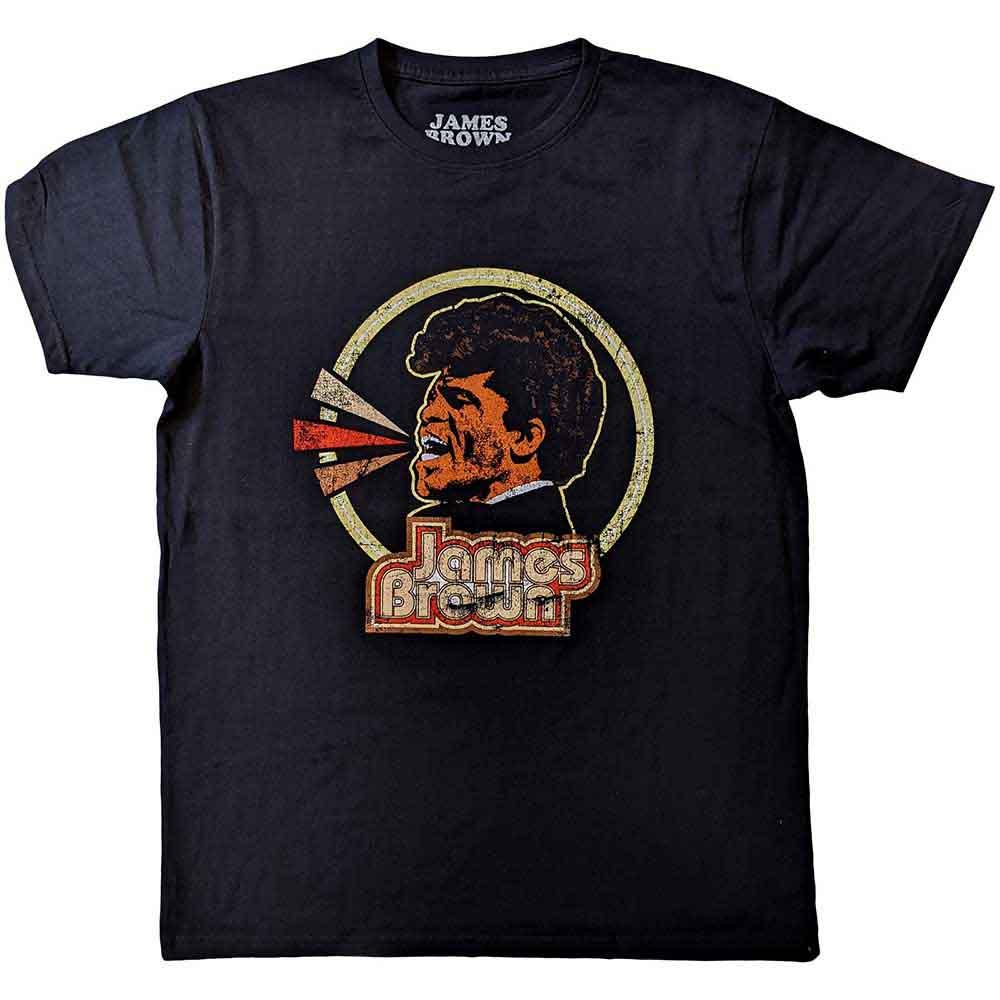 James Brown - Circle & Logo (T-Shirt) - Joco Records