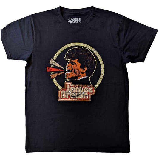 James Brown - Circle & Logo (T-Shirt) - Joco Records