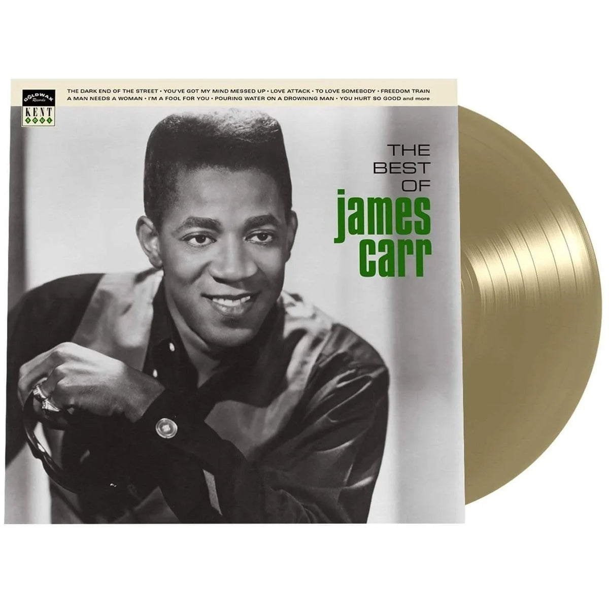 James Carr - The Best Of (Limited Edition, Gold Vinyl) (LP) - Joco Records