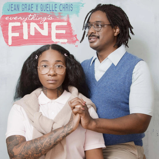 Jean & Quelle Chris Grae - Everything's Fine (Ice Blue, Purple, Bubble Gum Vinyl) (LP) - Joco Records