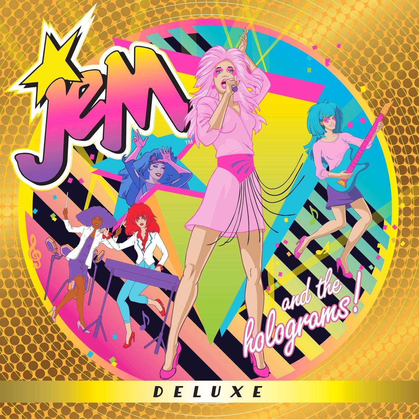 Jem And The Holograms - Jem And The Holograms (Deluxe) (Lemonade Glitter Vinyl)