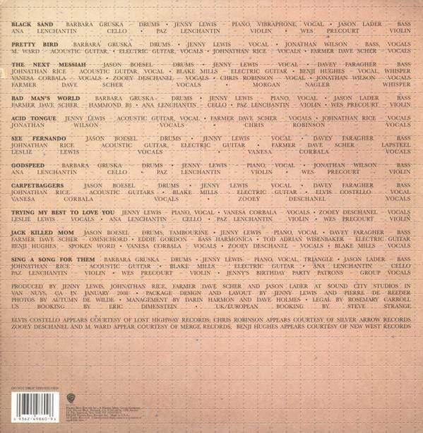 Jenny Lewis - Acid Tongue (Includes Bonus CD, Gatefold, Etched) (2 LP) - Joco Records