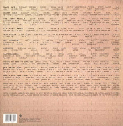 Jenny Lewis - Acid Tongue (Includes Bonus CD, Gatefold, Etched) (2 LP) - Joco Records